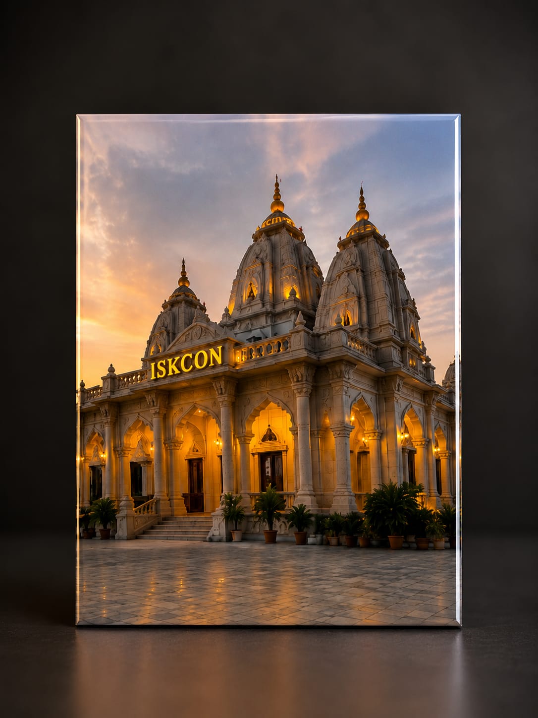 Temple Acrylic Print — Portrait