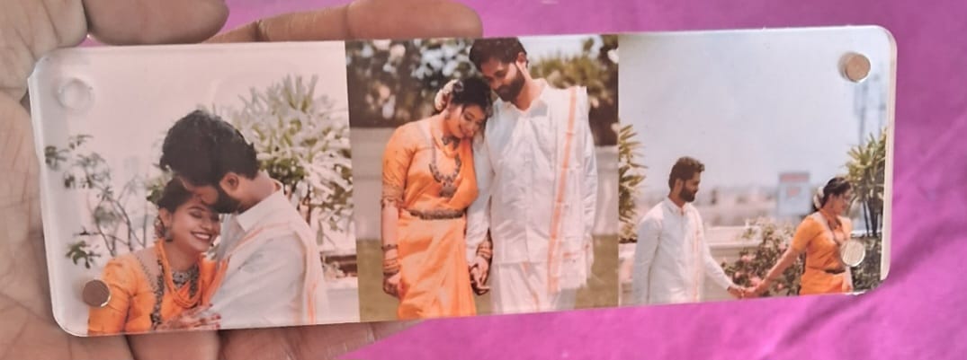 Acrylic Photo Trio — Couple