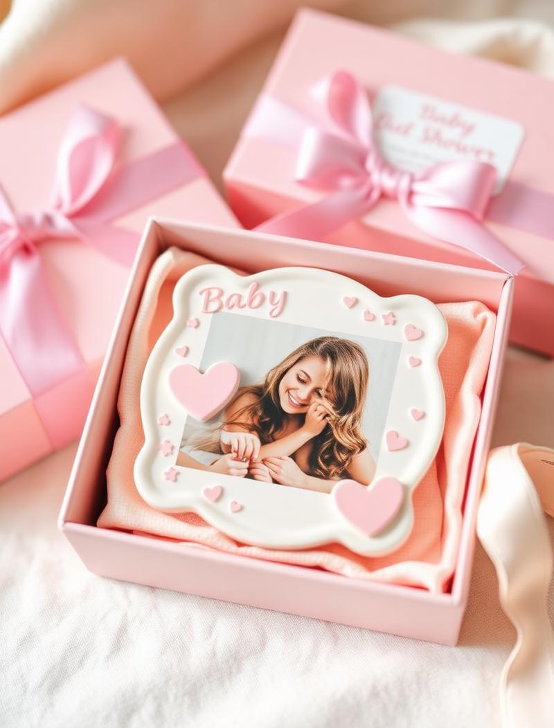 Baby Shower Heart Frame